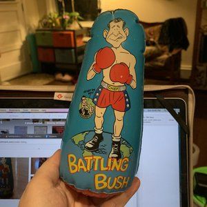 Battling Bush Mini Inflatable Punching Bop Bag